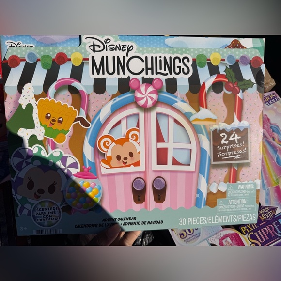 Disney Other - Disney Munchlings Advent Calendar - Pink and White NEW IN BOX